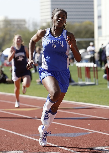 female sprinter