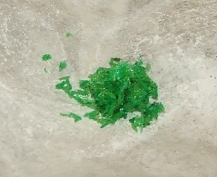 Copper chloride crystals