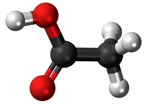 Ethanoic Acid Molecule