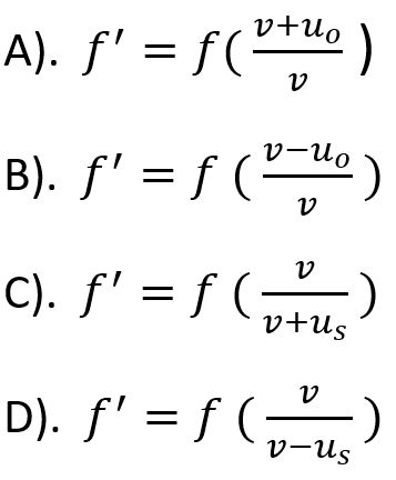 doppler formula options x4